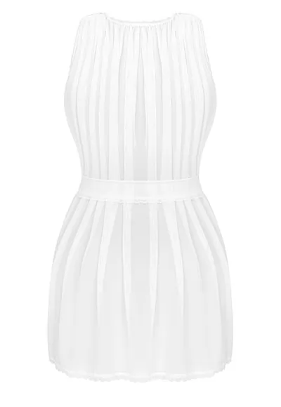 Peignoir transparent Heavenlly blanc