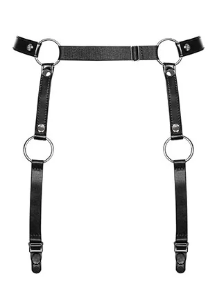 Porte jarretelles bondage noir A741