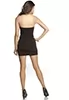 Robe bustier noir bijou