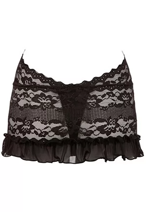 Robe mini dentelle décolleté vertigineux