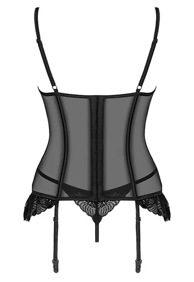 Serena love Corset et string noir