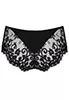 Slip Brésilien dentelle noir Rivoli