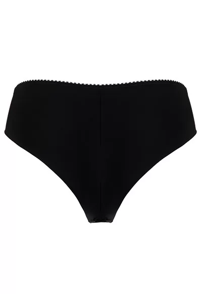 Slip Brésilien noir Rivoli