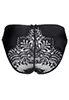 Slip dentelle noir Black Swan