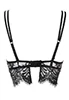 Soutien gorge bustier noir Black Swan