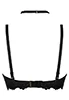 Soutien gorge dentelle noir et or