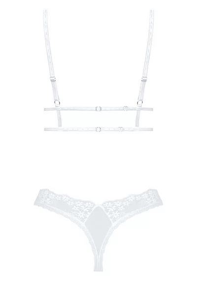 Soutien gorge et String Heavenlly blanc