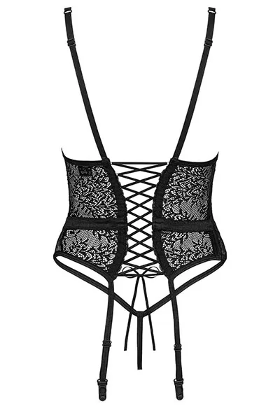 Yaskana Corset et string noir