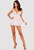 Babydoll et String Heavenlly blanc