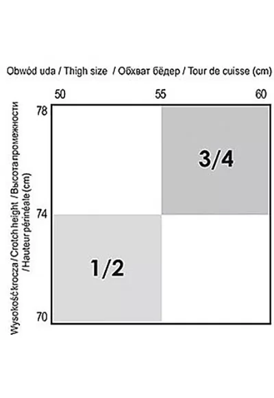 Bas autofixants 20 DEN Nude Gris ST105