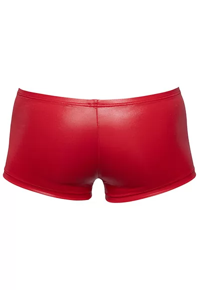 Boxer rouge satiné pour homme