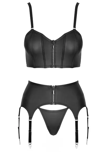 Bustier sexy lingerie strass 3p