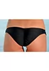 Maillot sexy brésilien noir Bahia lycra 2pièces
