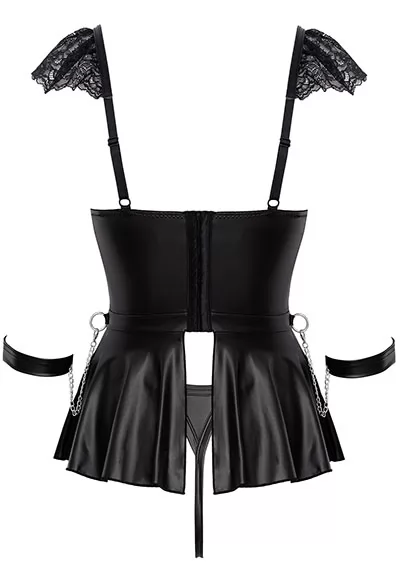 Mini babydoll fetish et string