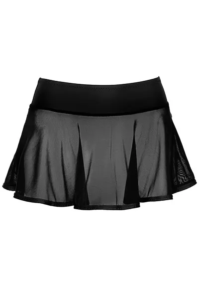 Mini jupe transparente
