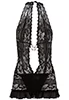 Robe mini dentelle décolleté vertigineux