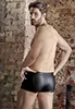 Shorty pour homme effet cuir et zip
