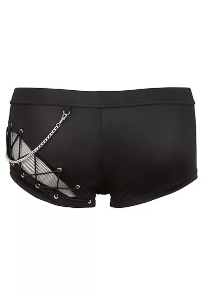 Shorty pour homme résille et laçage