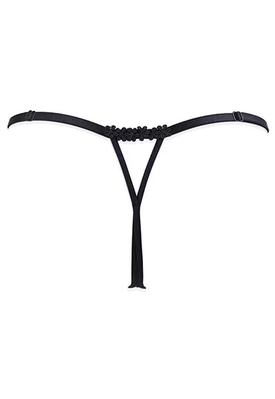 Capeline Soutien gorge ouvert et String
