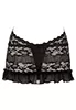 Robe mini dentelle décolleté vertigineux