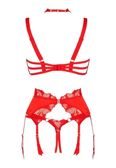 Libertine Porte jarretelles rouge