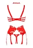Libertine Porte jarretelles rouge