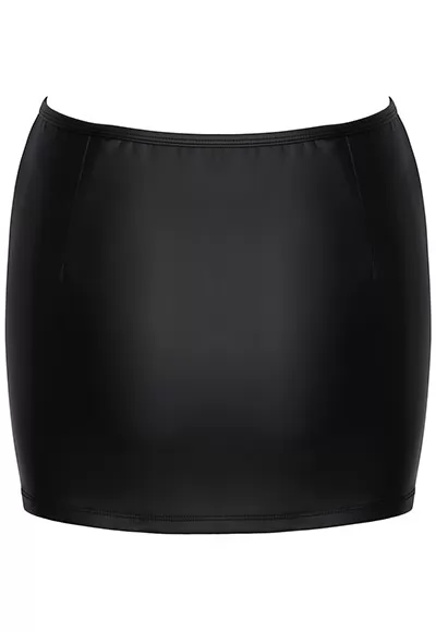 Mini jupe zip à strass