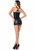 Robe et String Verity cuir simili
