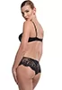 Slip Brésilien dentelle noir Rivoli