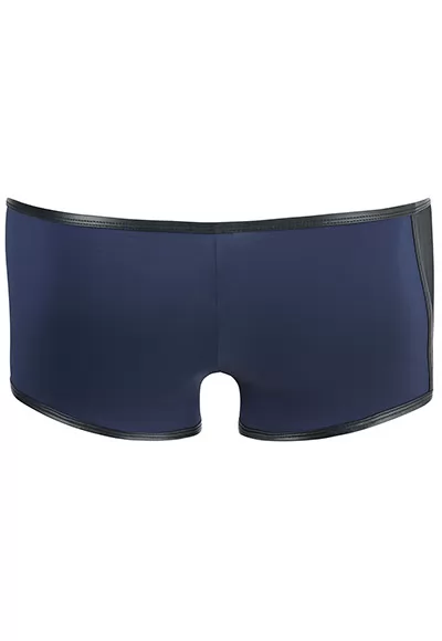 Boxer bleu à ouverture pour homme