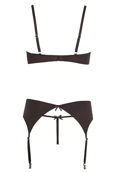 Lingerie classe ouverte strass bijou 3p