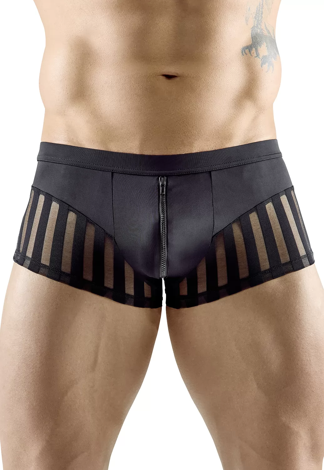 Boxer à rayures transparentes pour homme