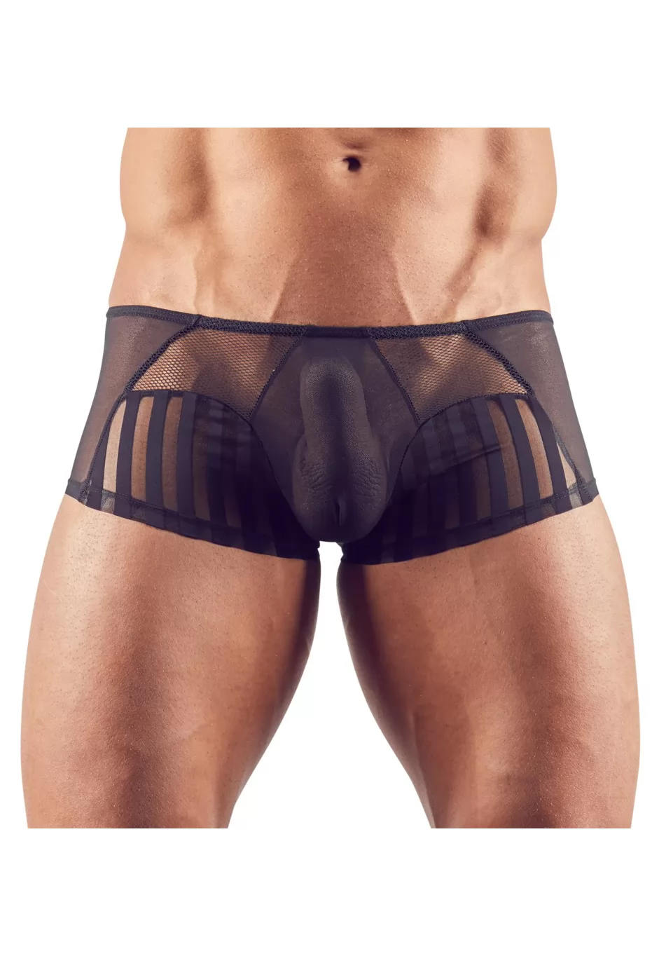 Boxer transparent à rayures pour homme