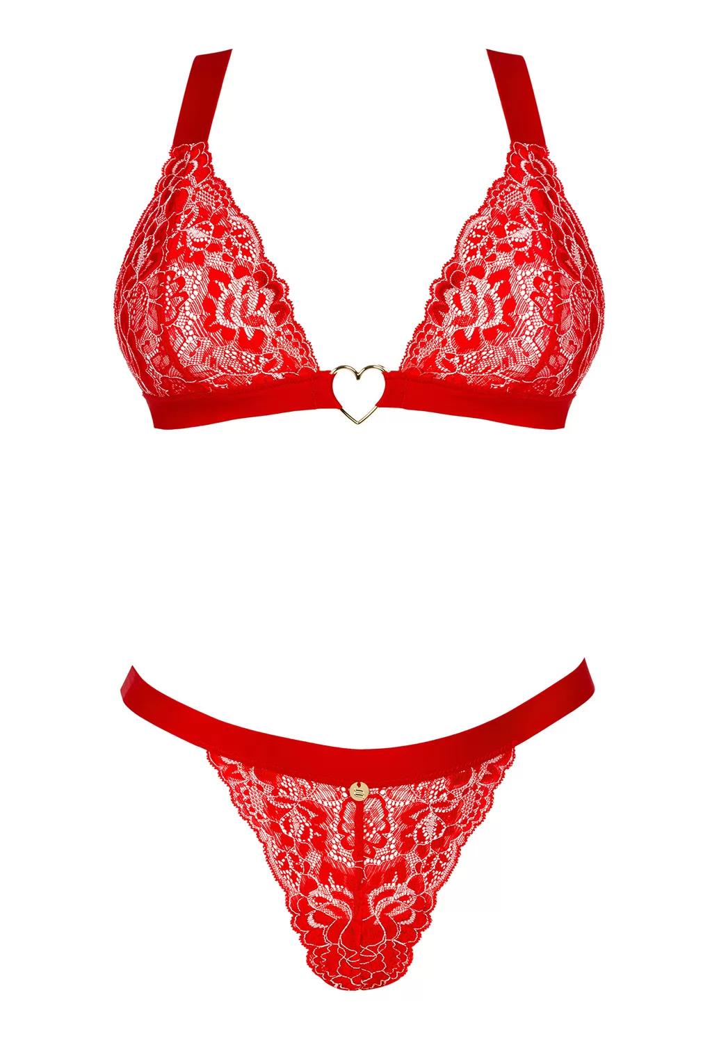 Elianes Soutien gorge et String rouge