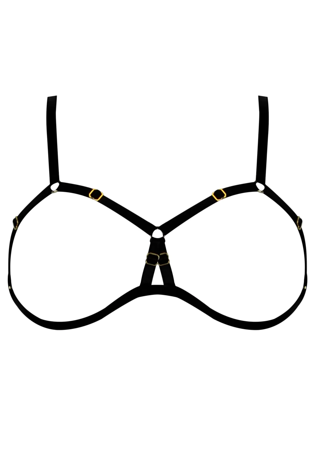 Soutien gorge ouvert Frame Bondage Noir