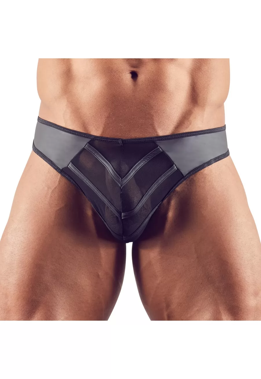 String matière mate et resille pour homme