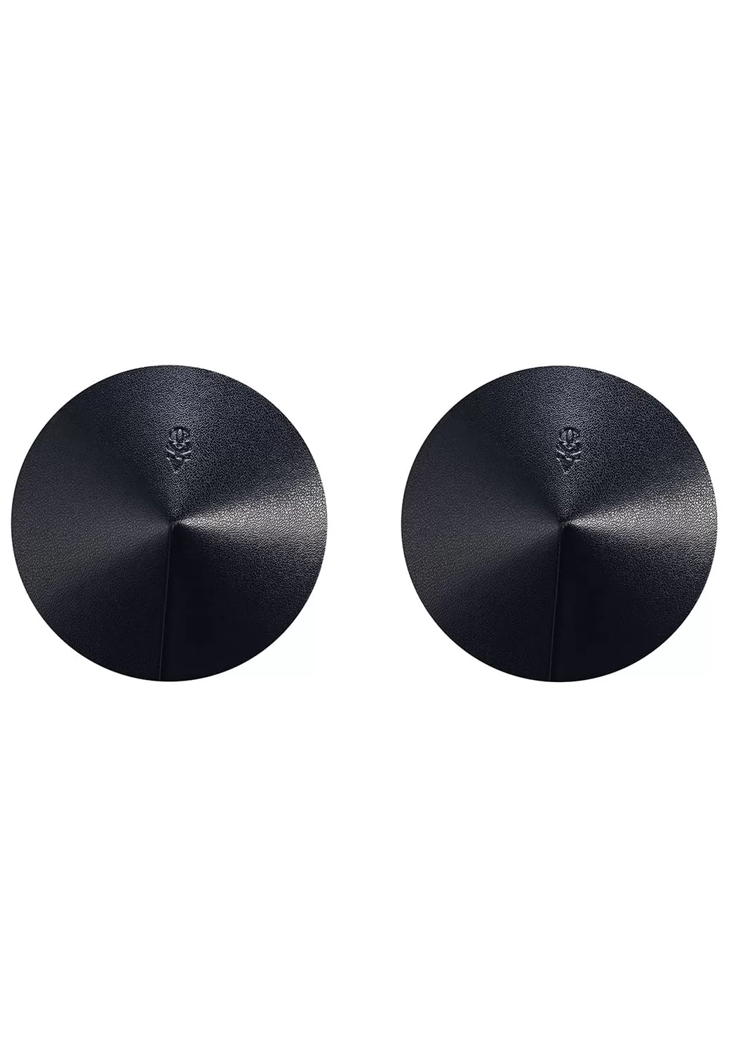 Cache tétons cuir véritable noir Sublimie