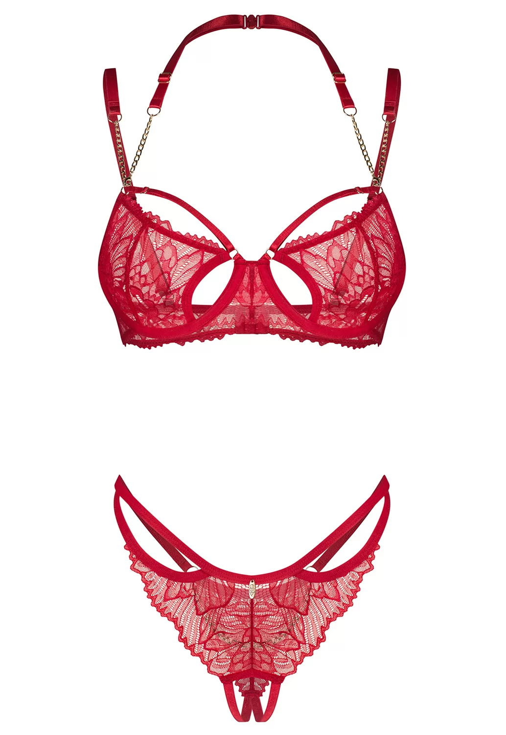 Matildea soutien gorge et string ouvert