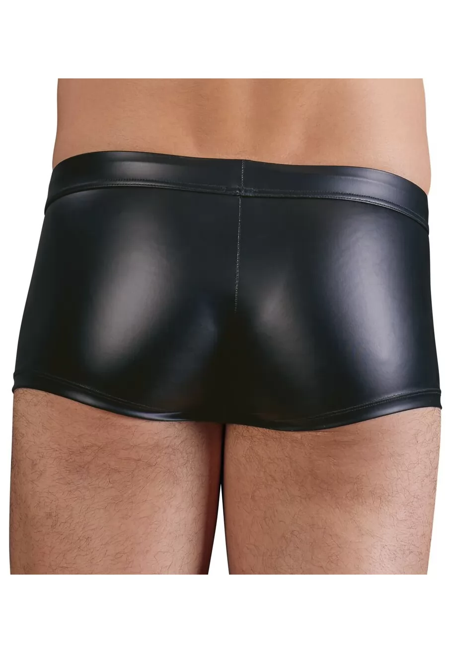 Shorty pour homme effet cuir lacet