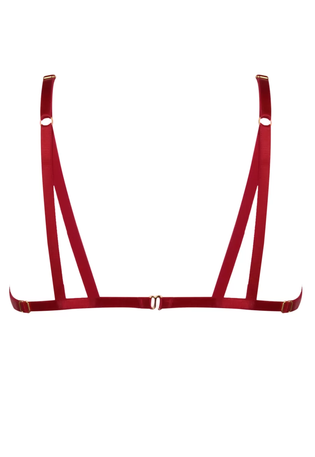 Soutien gorge ouvert Frame Bondage Rouge