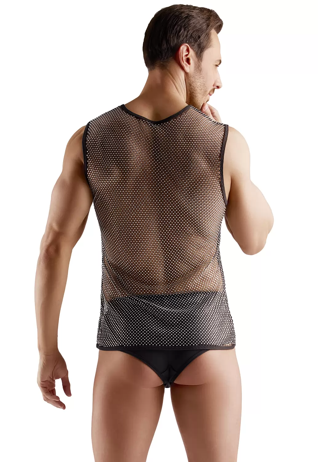 Tee shirt sans manches à strass