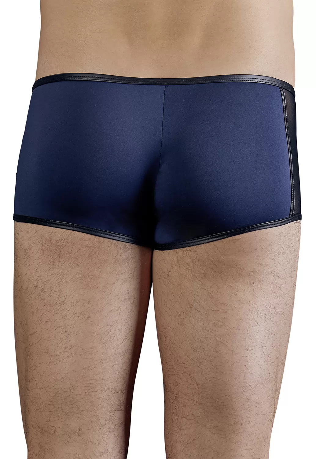 Boxer bleu à ouverture pour homme