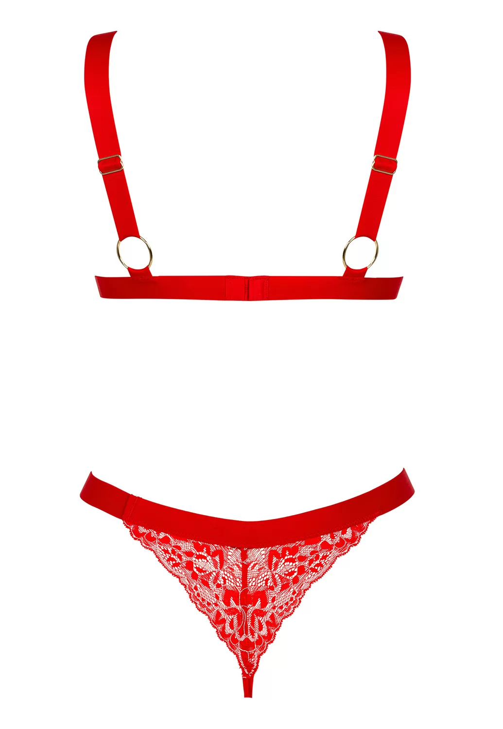 Elianes Soutien gorge et String rouge