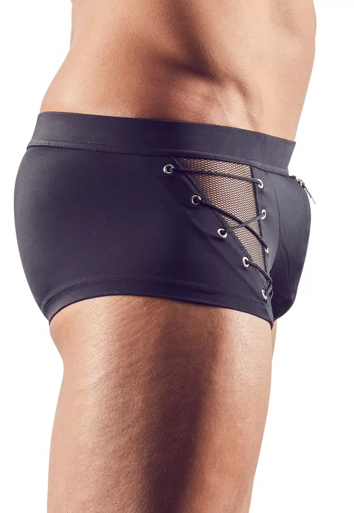 Shorty pour homme résille et laçage