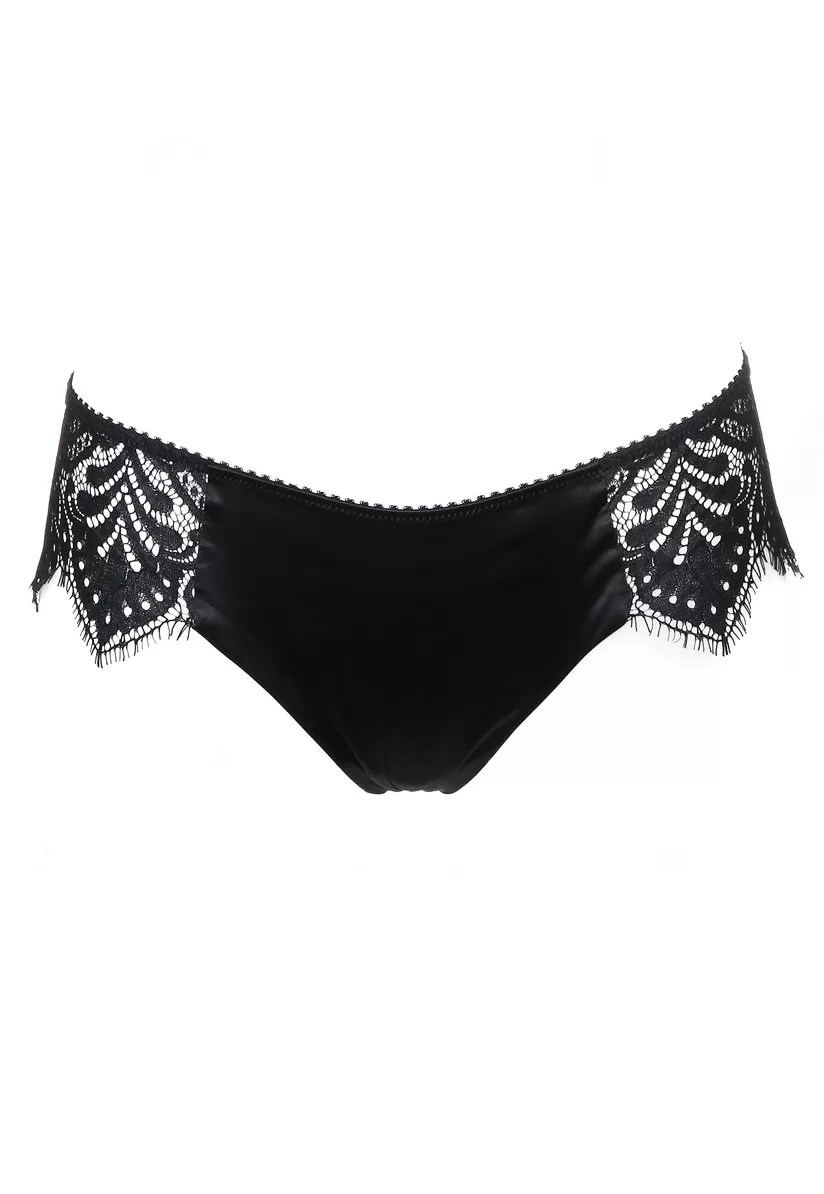 Slip Brésilien noir Black Swan