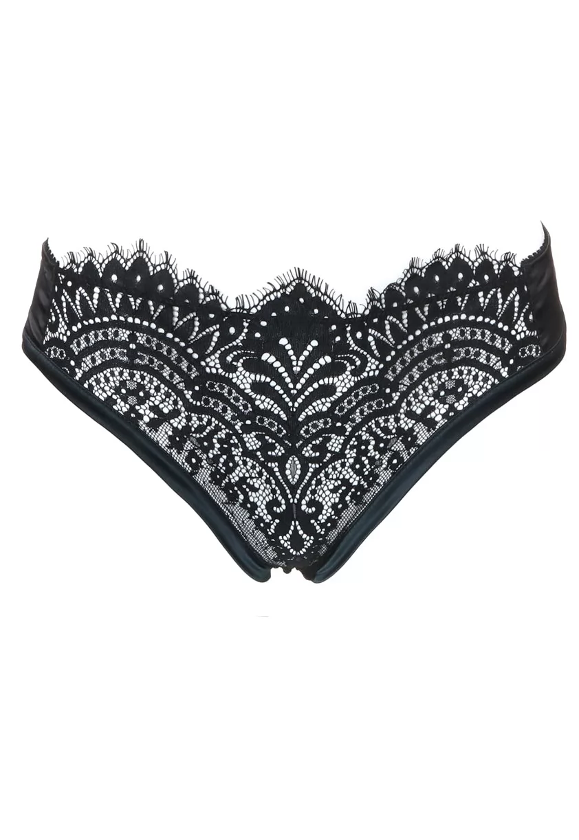 Slip dentelle noir Black Swan