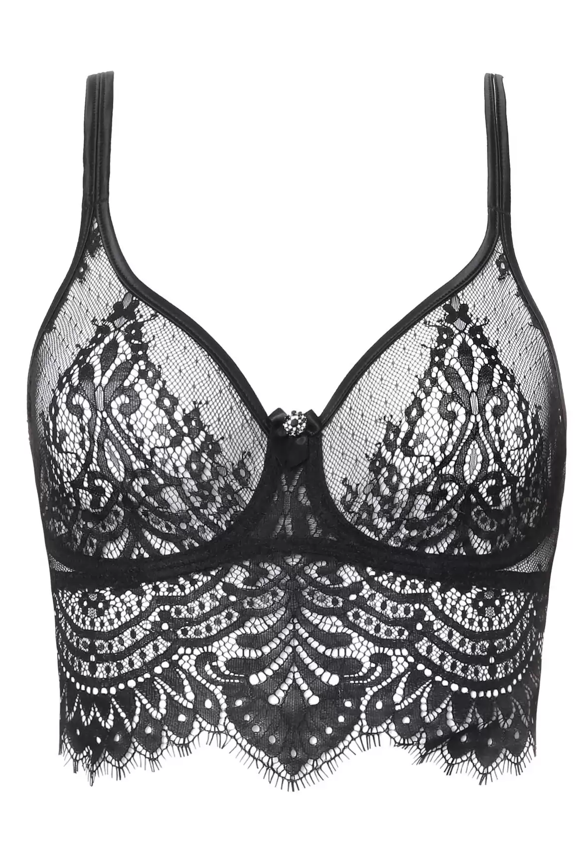 Soutien gorge bustier noir Black Swan