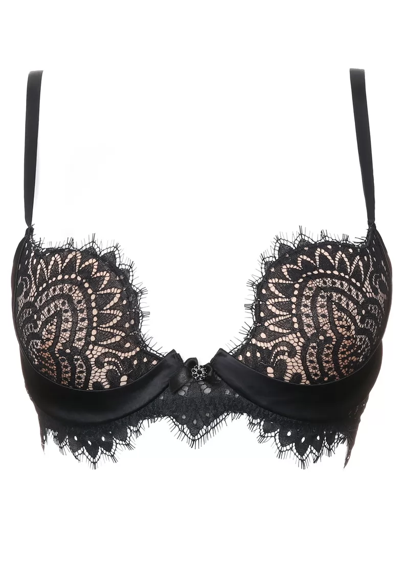 Soutien gorge Push up noir Black Swan