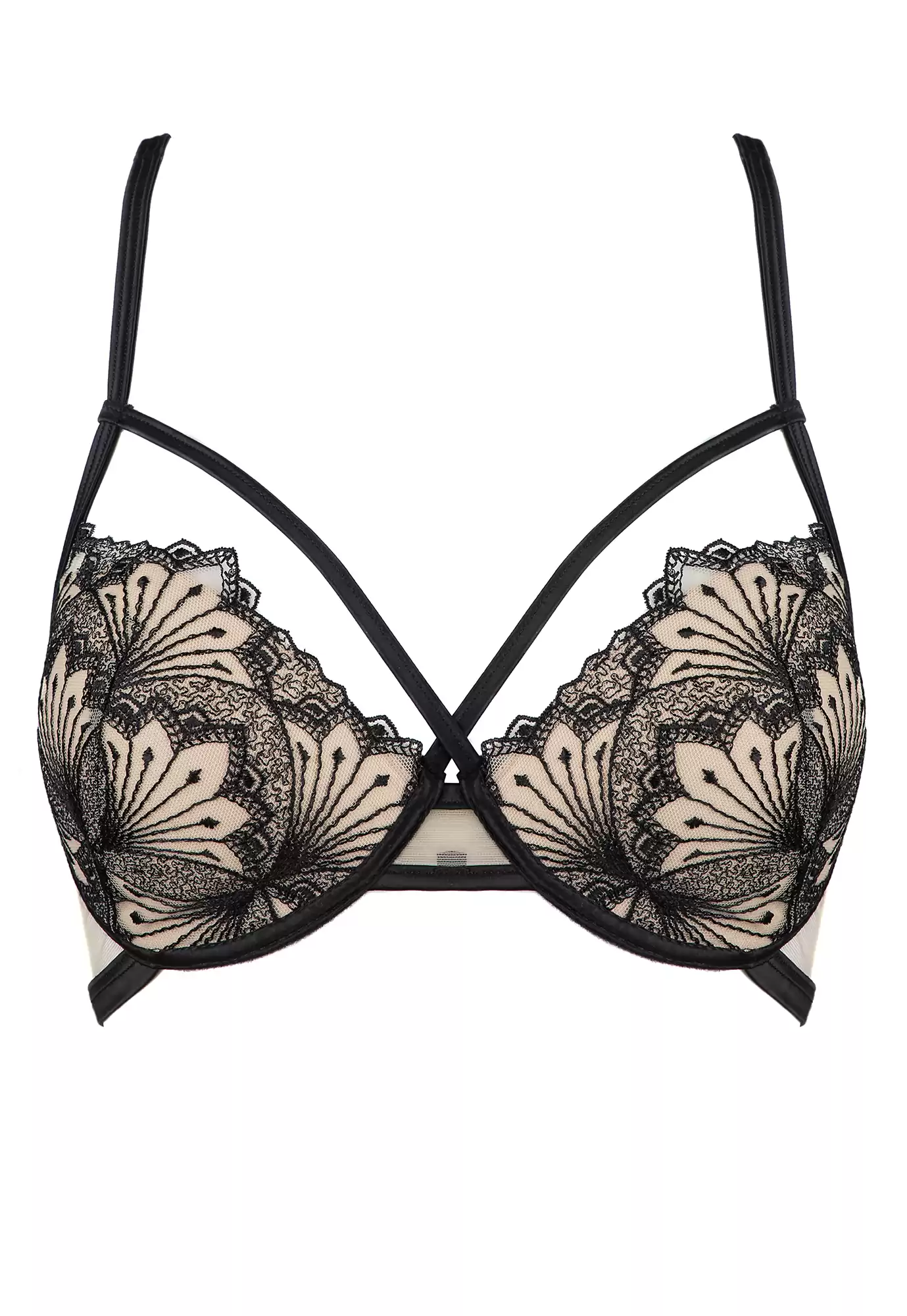 Soutien gorge Push up noir Hotel Desire Clandestine