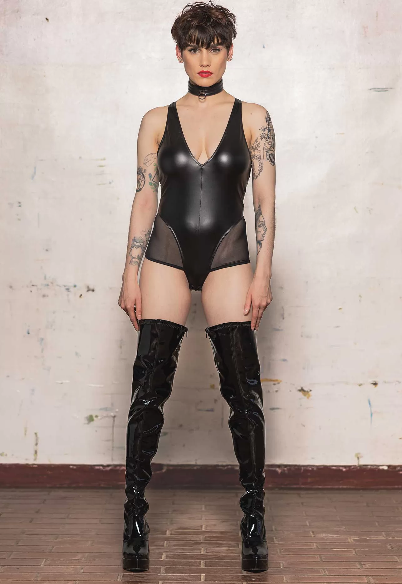 Avalanche combishort wetlook voile